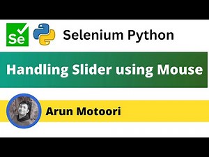 Handling Slider using Selenium Python (Selenium Python)