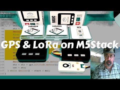GPS and LoRa Tutorial with M5Stack in Arduino IDE