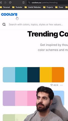 Neeraj Walia on Instagram: "Use good color combo to make your portfolio just look like a wow. #coding #programming #css #wow #javascript #colors"