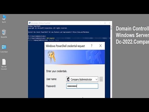 How To Remotely Join a Computer To Domain Controller Using PowerShell On Windows Server 2022