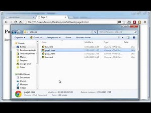 14 HTML et CSS: Un lien vers une autre page de son site