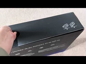 Unboxing Alienware’s new AW2525HM 320hz 1080p monitor