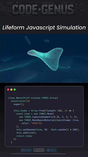 This JavaScript Code Creates Living Creatures 🤯”