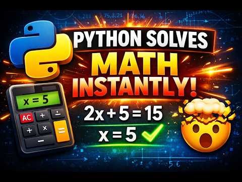 Python Math Solver in 5 Lines of Code