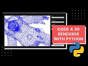 Python Tkinter GUI _ 3D graphics renderer from scratch [Code provided]