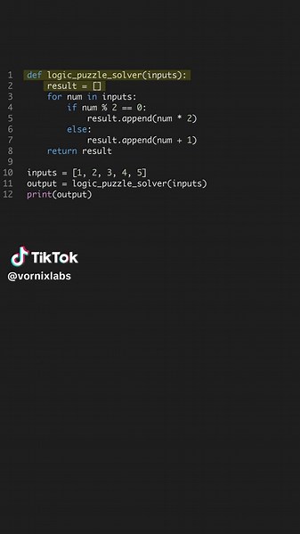 Solve logic puzzles with Python 🔢 Boost your coding skills! #python #coding #puzzle --- Get the Python for AI course 6 projects at the link in bio. 🐍