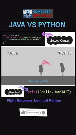Python vs Java Battle Shorts | Java Code vs Python Code | Coding Funny video, #java #python #coding