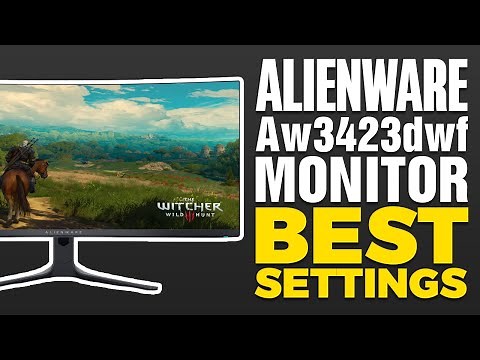 Alienware Aw3423dwf Monitor Best Settings (2025)