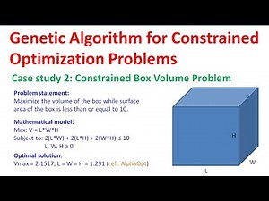 Genetic Algorithm For Constrained Optimization Problems (Case study 2)