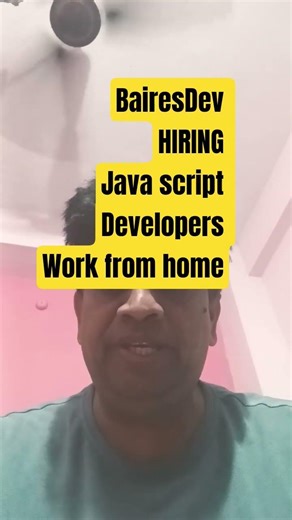 Work From Home JavaScript Job 🔥 Remote Developer Hiring | Freshers Apply