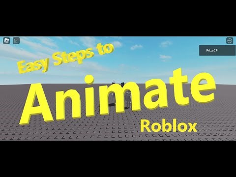 ROBLOX ANIMATION BASICS: How to Animate and Script Animations