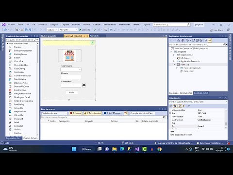 Inicio de sesión en Visual.Basic.Net con SQL Server |Crear y programar un formulario Visual 2022