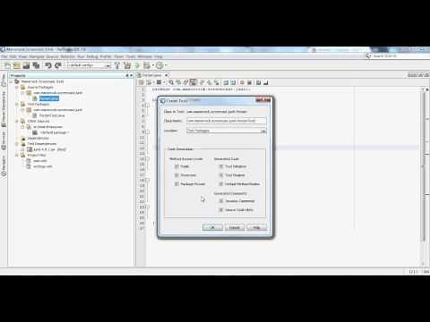 NetBeans 7.0 - Generate JUnit tests