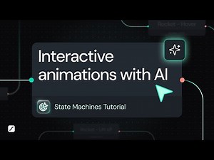 Prompt to State Machines Tutorial: Create interactive animations with AI