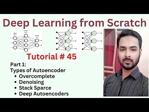 Tutorial 45: Part 1,Types of Autoencoder | Overcomplete,Denoising,Stack Sparce and Deep Autoencoders