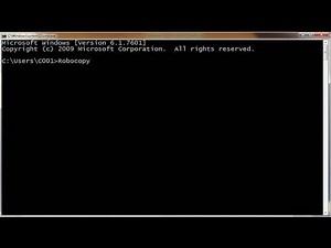 Microsoft DOS Robocopy Command