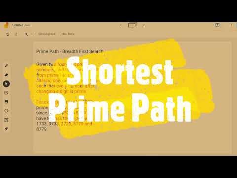 Shortest Prime Path - Breadth First Search
