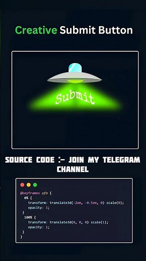 🎨 Create a Creative Submit Button with HTML, CSS & JavaScript | Web Development Tips 🖥️