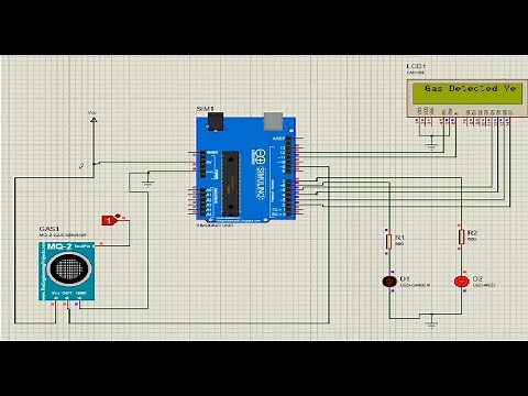How to simulate the Gas sensor MQ-2 in proteus using arduino