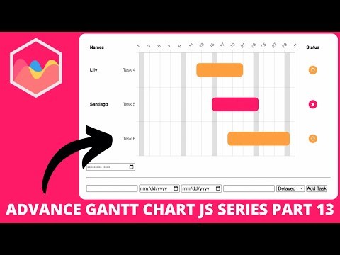 Advance Gantt Chart JS Series Part 13