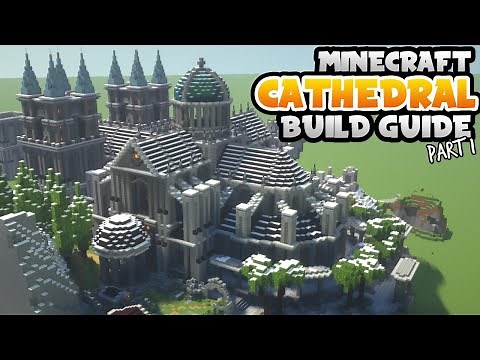 How to Build Large Structures in Minecraft | Medieval Cathedral Part 1