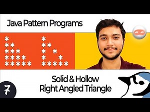 Java Right Angled Triangle Patterns | Solid & Hollow Explained