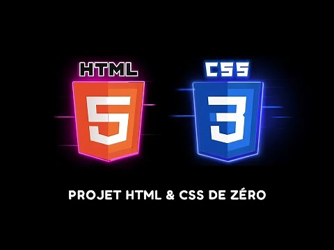 Projet HTML + CSS, développer son premier site web et le mettre en ligne
