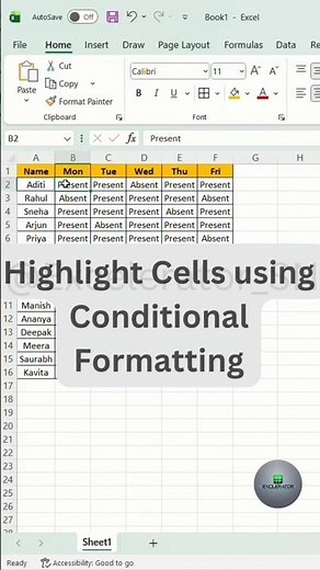 How to Highlight Cells using Conditional Formatting in Excel