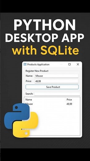 💻 Build a Python Tkinter App with SQLite (Search, Edit, Export CSV!) #python #pythonprojects