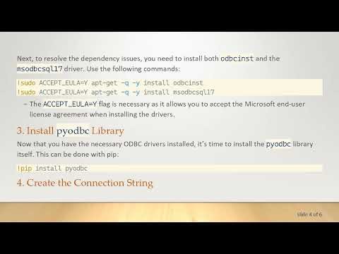 How to Enable PyODBC on Google Colab Successfully