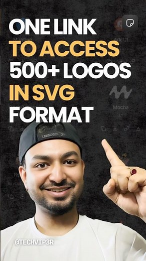 500+ Free SVG Logos for React, Vue & More 🚀 #svglogo #logo #devtools #logodesign #shorts #lovesvg