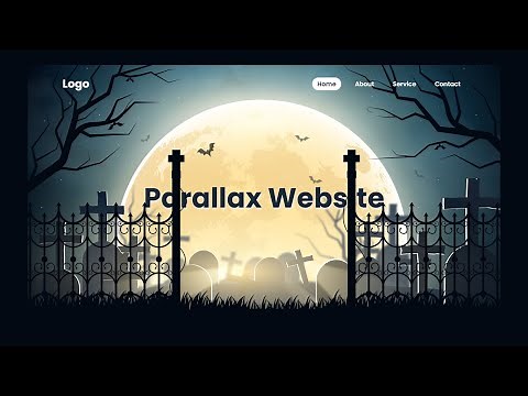 Parallax Scrolling Website HTML CSS & Javascript | How to Make Parallax Website