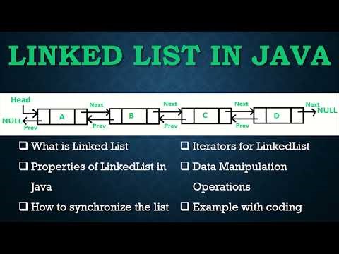 Linked List in Java with Examples #collectionframework #linkedlist
