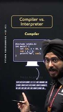 Compiler vs. Interpreter #Python #NesoAcademy #QuickConcepts