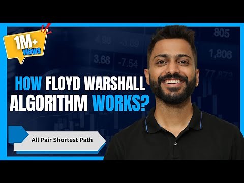 L-5.8: Floyd Warshall Working with example | All Pair Shortest Path Algorithm