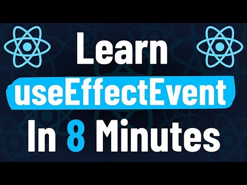 New React useEffectEvent Hook Crash Course