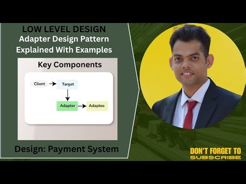 Adapter Design Pattern With Real time Example | Low Level Design | Structural Design Pattern