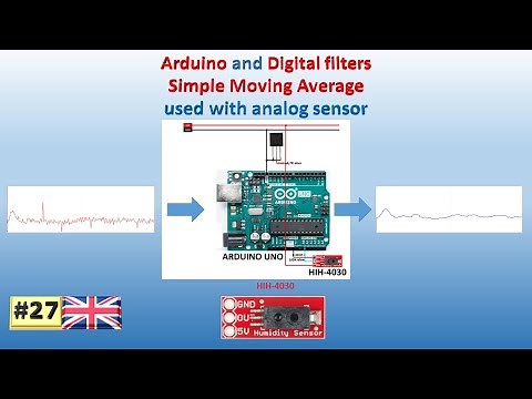 Arduino and digital moving average filters used with analogue sensors