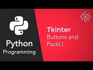 Python and Tkinter: Adding Buttons and the Pack Method