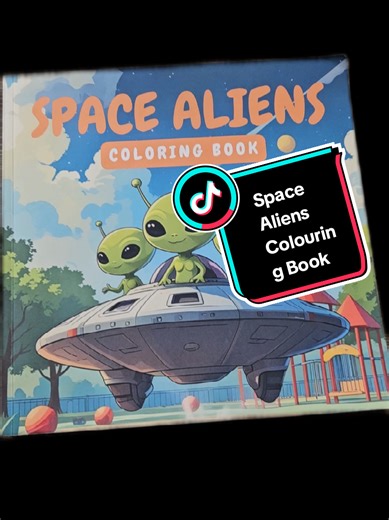 Space Alien Coloring Book for Kids