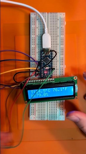 ⚡ This Sensor Feels The Weather! 🌡️ #arduino #engineering #electricalcircuit
