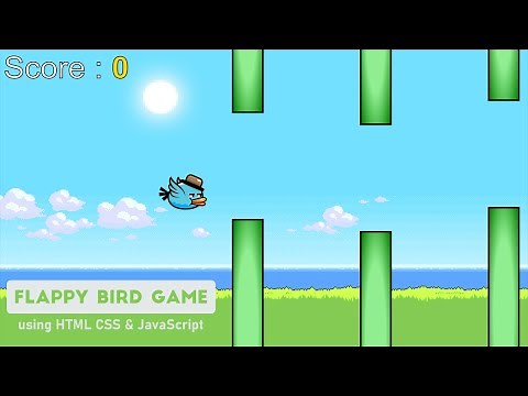 Build a Flappy Bird Game using HTML CSS & JavaScript