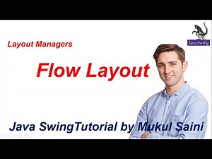 #25 Java Swing Tutorial | Layout Managers | Flow Layout