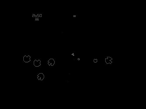 Asteroids 1979 - Arcade Gameplay