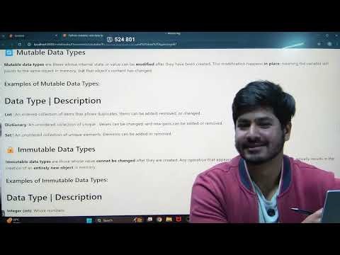 #Mutable and Immutable data types in pyhton..