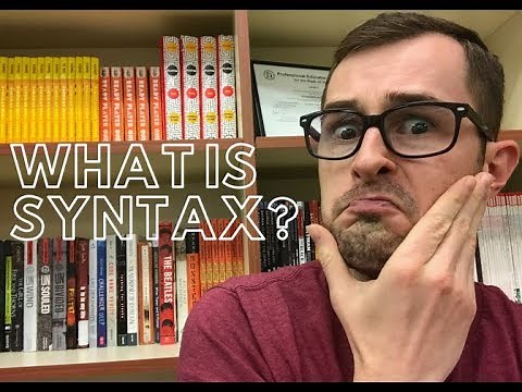Syntax Explained | English Grammar