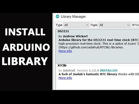 How To Download Arduino Library