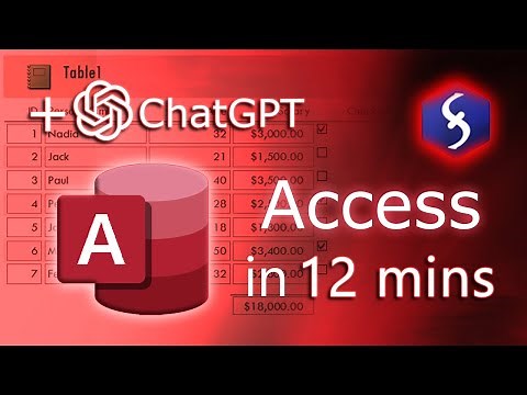 Microsoft Access - Tutorial for Beginners in 12 MINS! [ + AI USE ]