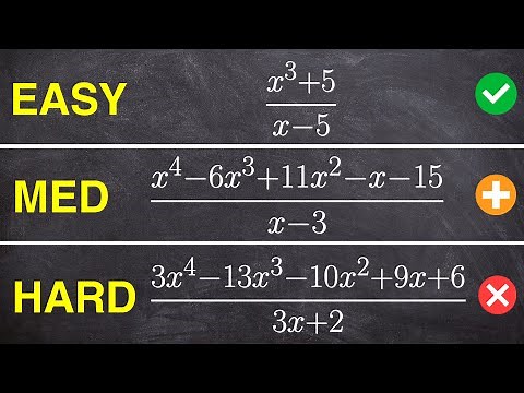 Divide Polynomials Using SYNTHETIC DIVISION Step by Step