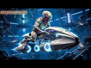This Is How Flying Bikes Are Manufactured Inside an Advanced Alien Megafactory | AI Simulation